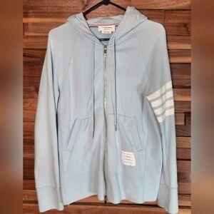 Thom Browne striped 4 bar sweatshirt